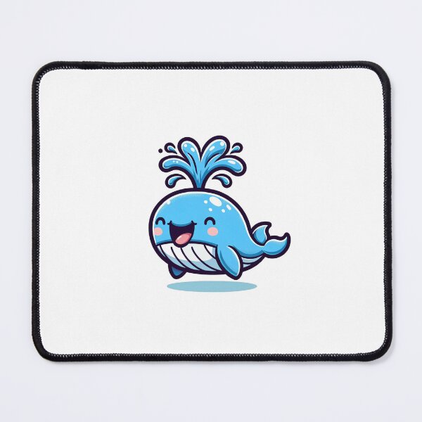 Item preview, Whimsical Blue Whale Splash designed and sold by ShopThousand.