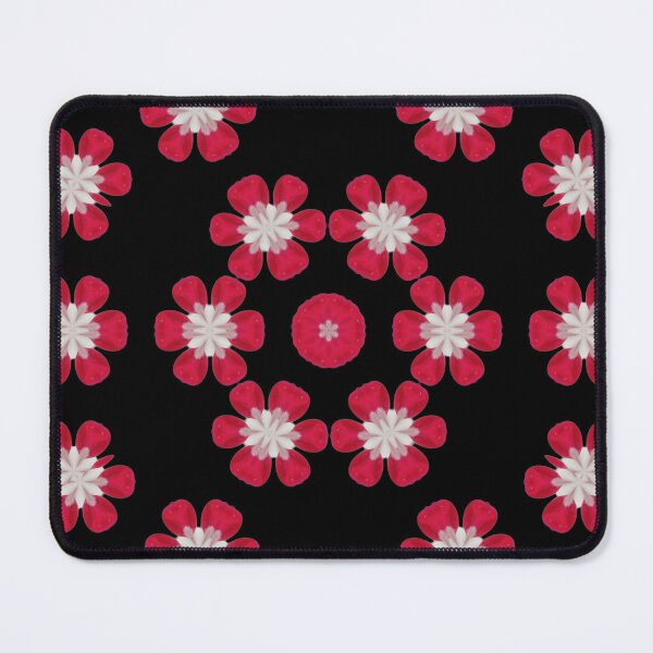Item preview, Red Floral Repeat Pattern – Elegant Botanical Design designed and sold by SilentBloomLab.