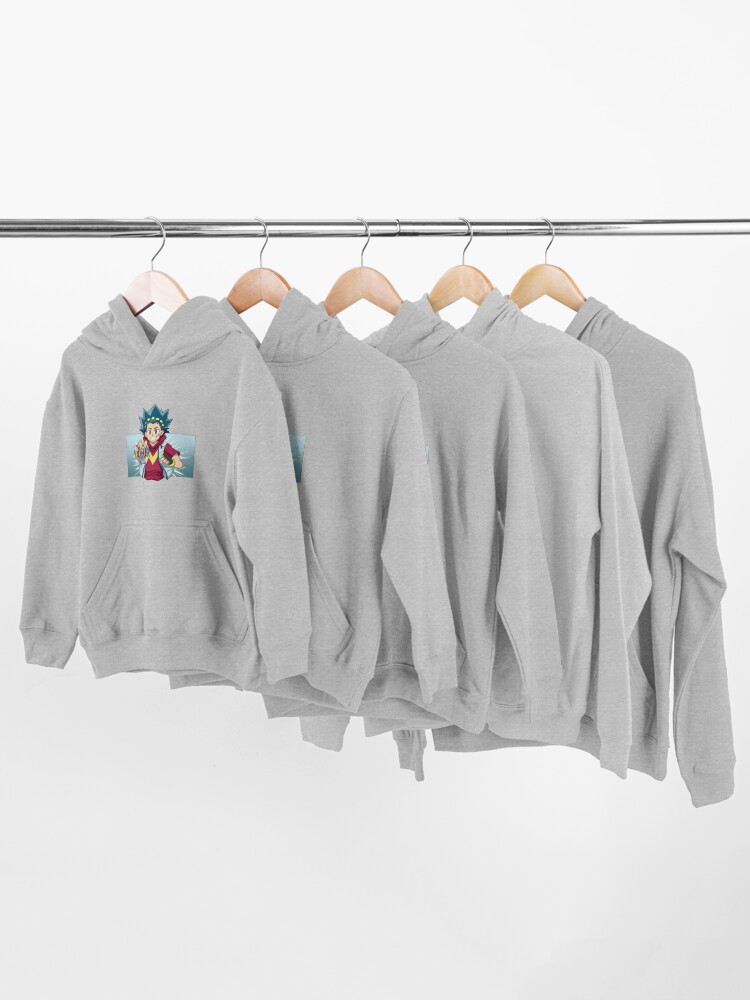 Alternate view of Valt Aoi from Beyblade Burst Kids Pullover Hoodie