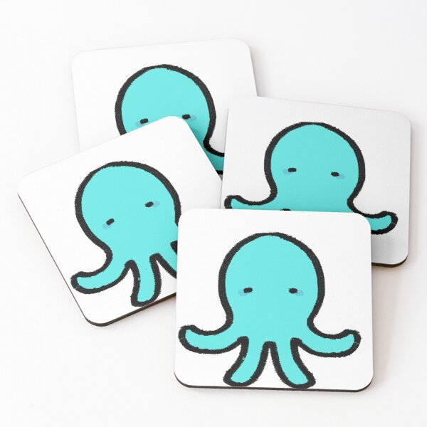 Item preview, Cute Little Cyan Octopus designed and sold by niks-s.