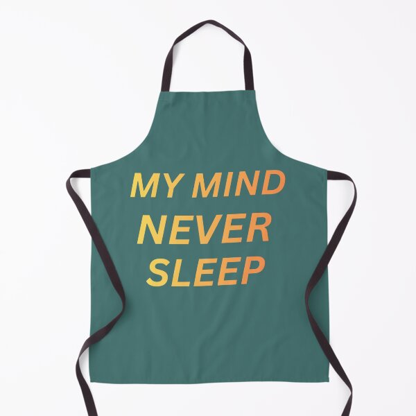 Item preview, My Mind Never Sleeps Aesthetic Overthinking Quote Minimal Design designed and sold by PrataeAesthetics.