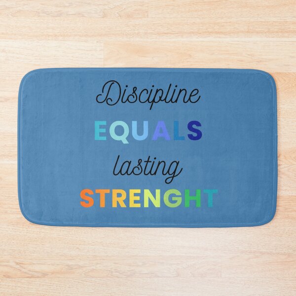 Item preview, Discipline Equals Lasting Strength Quote designed and sold by StorySeller85.