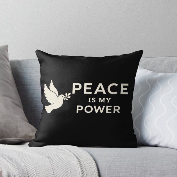 Item preview, Peace Is My Power Shirt, Inspirational Shirt, Spiritual Minimalist Tee, Empowerment Quote Shirt, Positive Mindset Shirt designed and sold by WildWonderfulWear.