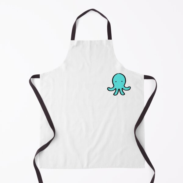Item preview, Cute Little Cyan Octopus SMALL VERSION designed and sold by niks-s.