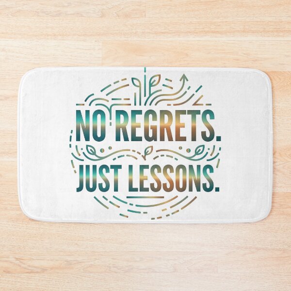 Item preview, no regrets, life advice, mindfulness, affirmations, wisdom designed and sold by TrueArtVibes.