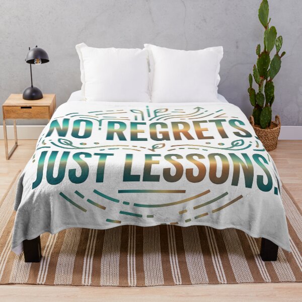Item preview, no regrets, life advice, mindfulness, affirmations, wisdom designed and sold by TrueArtVibes.