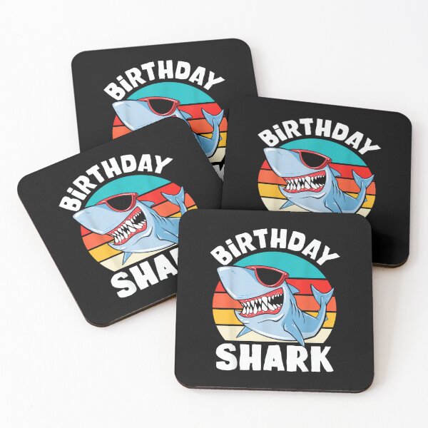 Item preview, Shark Birthday Beach Sea Pool Party Swimming Retro designed and sold by RichardXRichard.