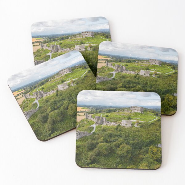 Item preview, Rock of Dunamase from Above – Dramatic Drone View of Ireland’s Ancient Fortress designed and sold by Martindoran.