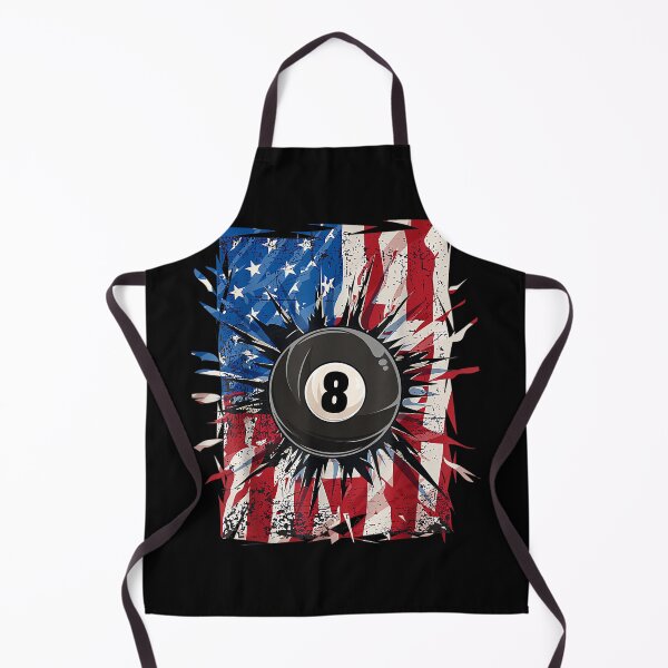 Item preview, Pool Snooker Billiards Player 8 Ball USA American Flag designed and sold by RichardXRichard.