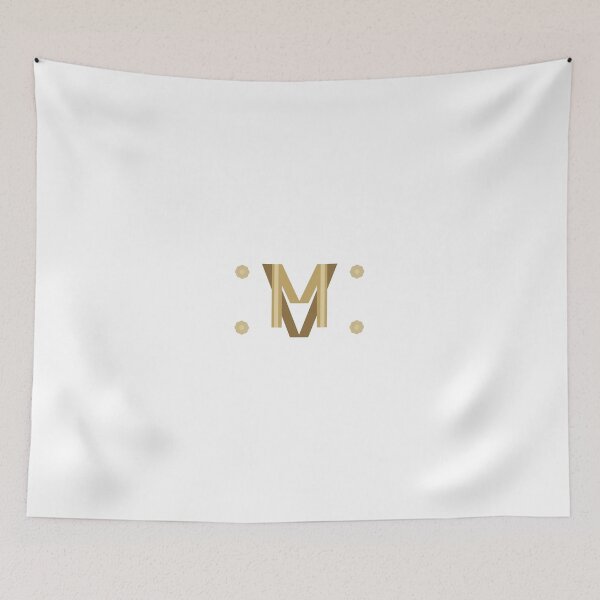 Item preview, MV Gold Monogram Roses Luxury Design designed and sold by MVLuxury.