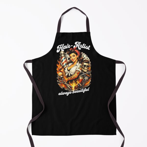 Aperçu de l'œuvre Cheveux - Artiste - toujours magnifique (Version 1) avec lettrage blanc créée et vendue par Auralda-T-Shirt.