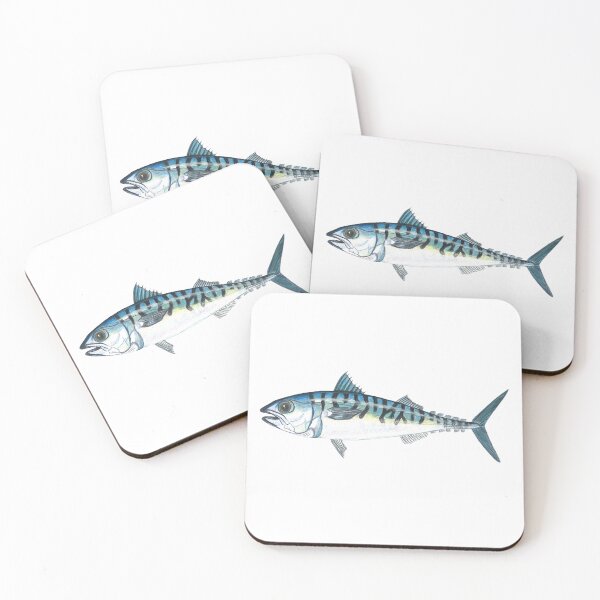 Item preview, Atlantic Mackerel Hand-Drawn Fish Art designed and sold by fishladydesigns.