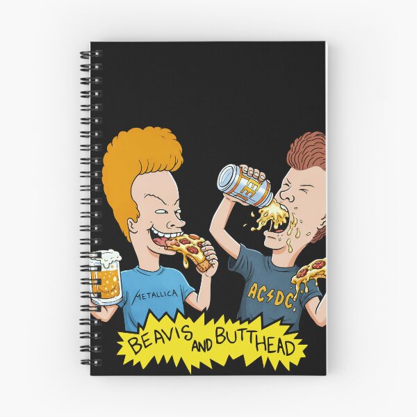 Item preview, Beavis and Butt-Head enjoying pizza and beer designed and sold by Imprearte.