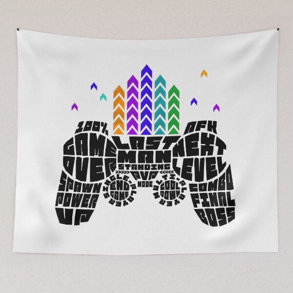 Item preview, Retro Gaming Controller Word Cloud Design designed and sold by Paulocdias.