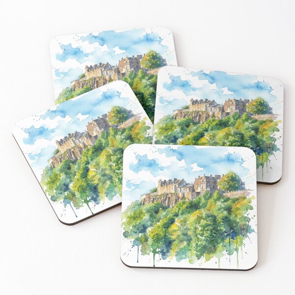 Item preview, Watercolour illustration of Stirling Castle, Scotland designed and sold by davidelder.
