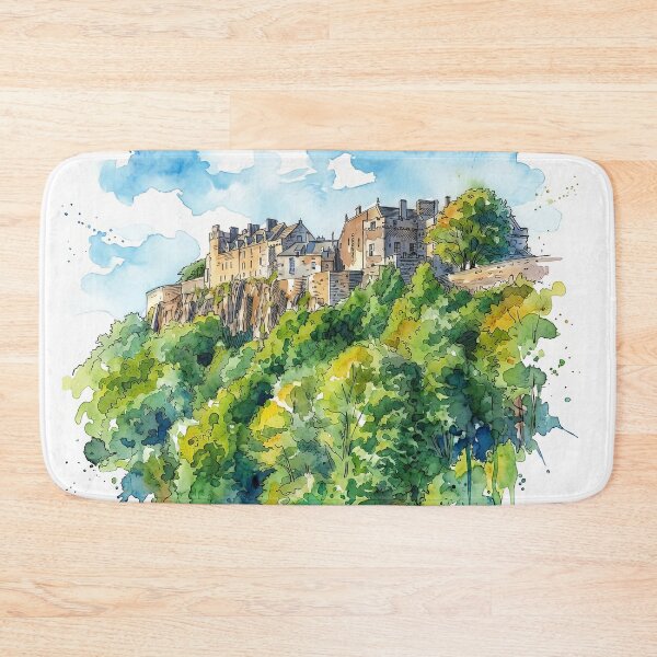 Item preview, Watercolour illustration of Stirling Castle, Scotland designed and sold by davidelder.