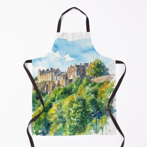 Item preview, Watercolour illustration of Stirling Castle, Scotland designed and sold by davidelder.