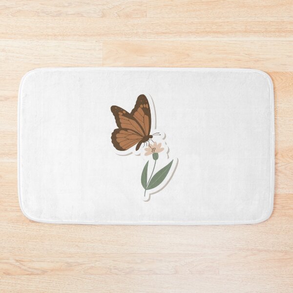 Item preview, Terracotta Butterfly & Wildflower: Soulful Nature Art designed and sold by The Daily Palette.