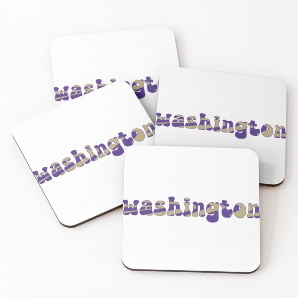 Item preview, University of Washington groovy retro school pride font designed and sold by coffeepolicy.