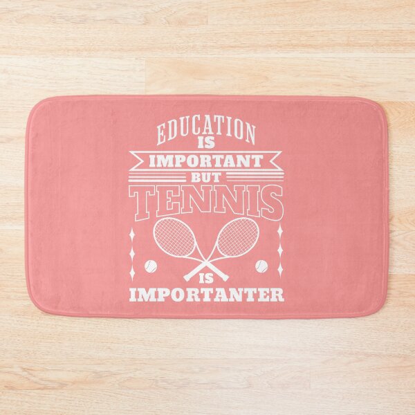 Item preview, Education is Important But Tennis is Importanter Funny Quote designed and sold by Abaseen.