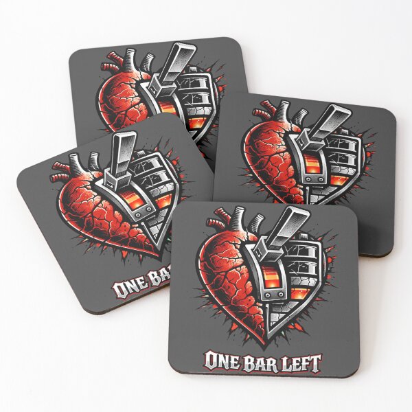 Item preview, One Bar Left Heart designed and sold by LowBatteryHQ.