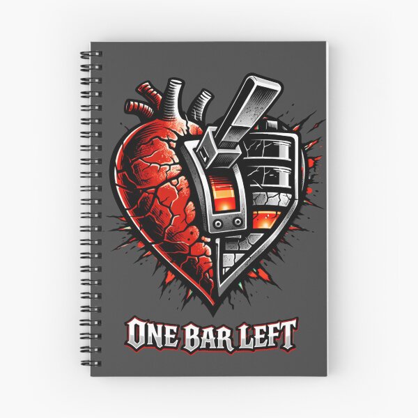 Item preview, One Bar Left Heart designed and sold by LowBatteryHQ.