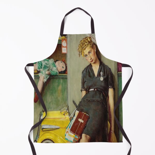 Item preview, Tired Salesgirl On Christmas Eve By Norman Rockwell designed and sold by DONTSPACEAWAY.