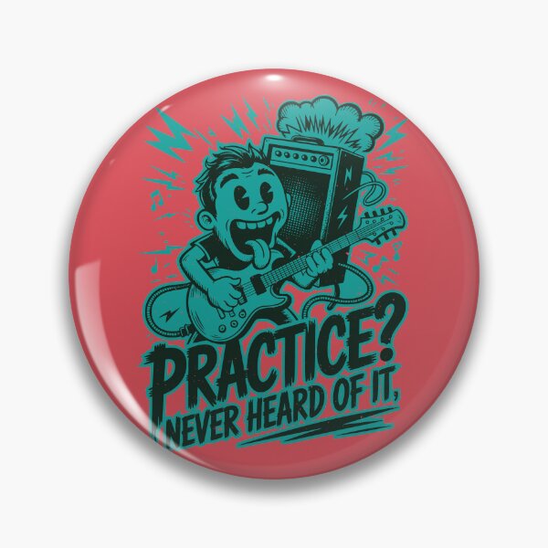 Item preview, Funny Guitarist Cartoon designed and sold by CamaleonDesigns.