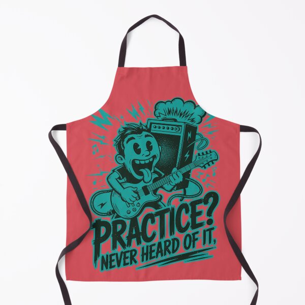 Item preview, Funny Guitarist Cartoon designed and sold by CamaleonDesigns.