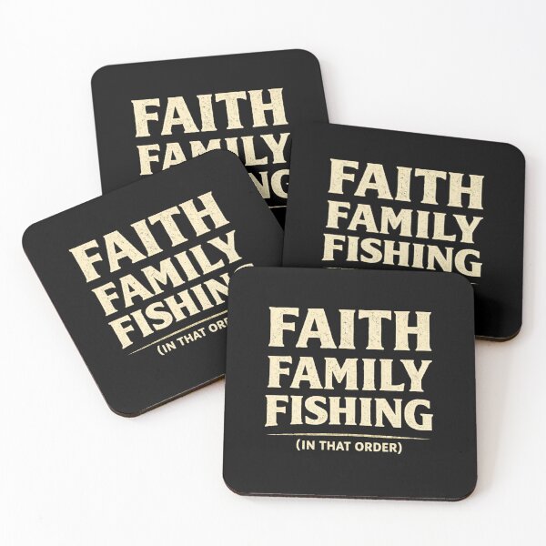 Item preview, Faith Family Fishing Shirt – Christian Fishing Tee Gift for Fishermen designed and sold by WildWonderfulWear.