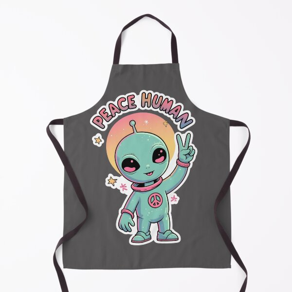 Item preview, Peace Human Alien Retro Rainbow designed and sold by NK-Studios .