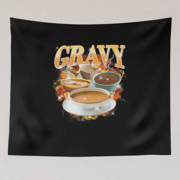 Item preview, Thanksgiving Gravy Bootleg 90's Rap Rock Vintage Funny designed and sold by PaulTSchafer.