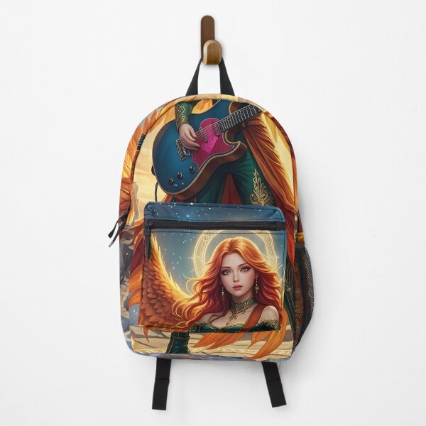 Item preview, Phoenix Angel Guitarist - Fantasy Art designed and sold by Lucid Dream Pixel.
