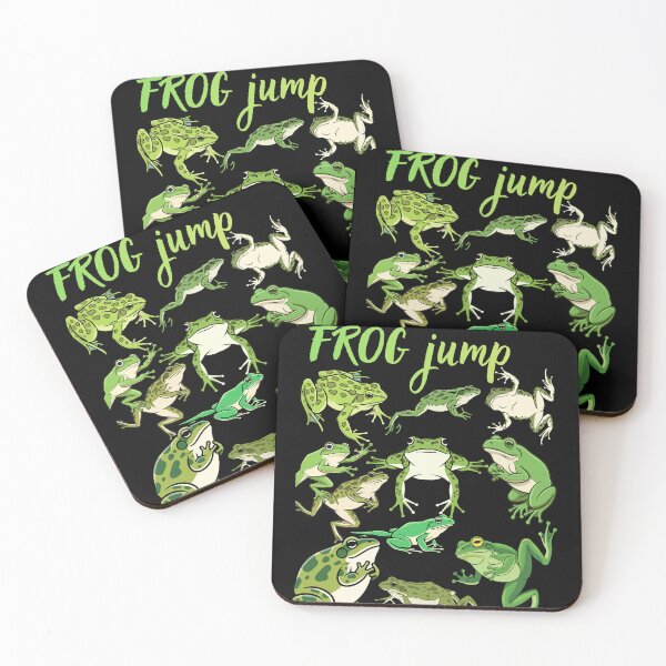 Item preview, Frog Animal green funny gift Jump designed and sold by NK Design Lab.