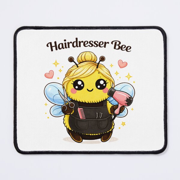 Item preview, Blonde Hairdresser Bee – Cute Kawaii Salon Bee Design | Beauty Lover Gift, Hairstylist Shirt, Bee Kind Aesthetic designed and sold by PurpleJelly.