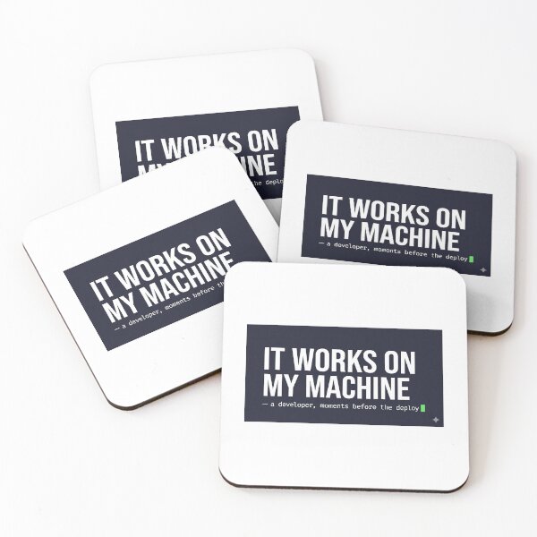 Item preview, It Works On My Machine – Funny Developer T-Shirt Gift for Programmers and Software Engineers designed and sold by Petringo.