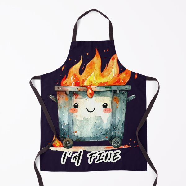 Item preview, Everything's fine, trash can's on fire, I'm fine designed and sold by LiskoDesign.