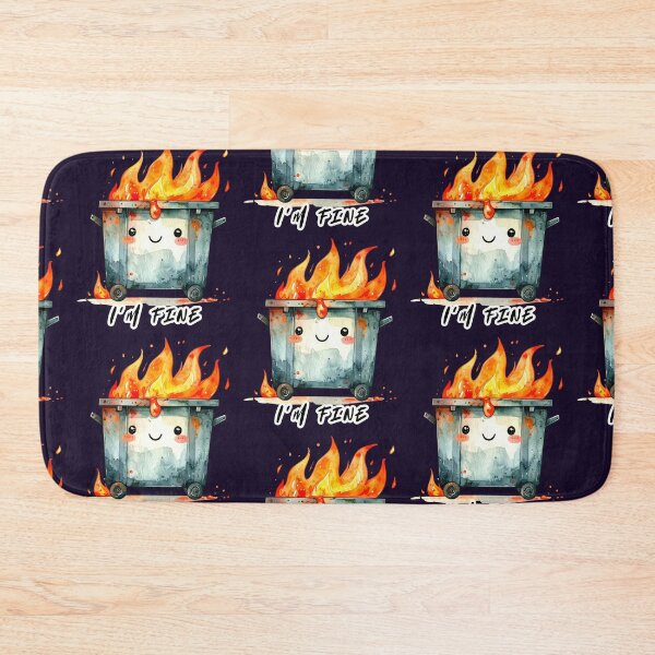 Item preview, Everything's fine, trash can's on fire, I'm fine designed and sold by LiskoDesign.