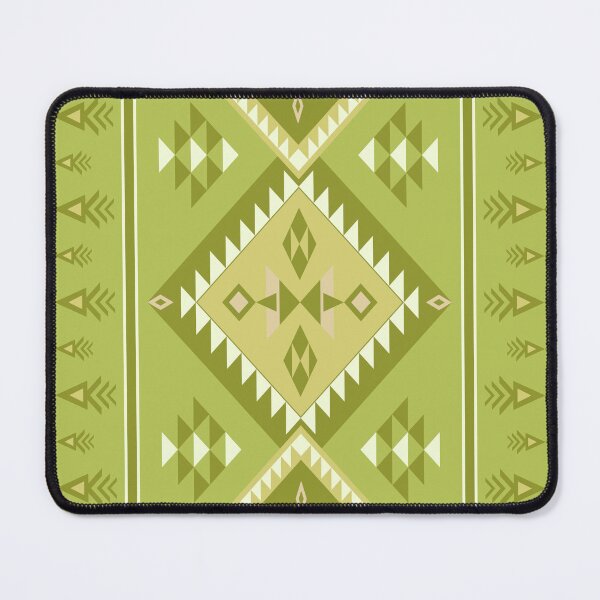 Item preview, Native pastel green textile vertical seamless patterns in ethnic style. designed and sold by Nengsang.