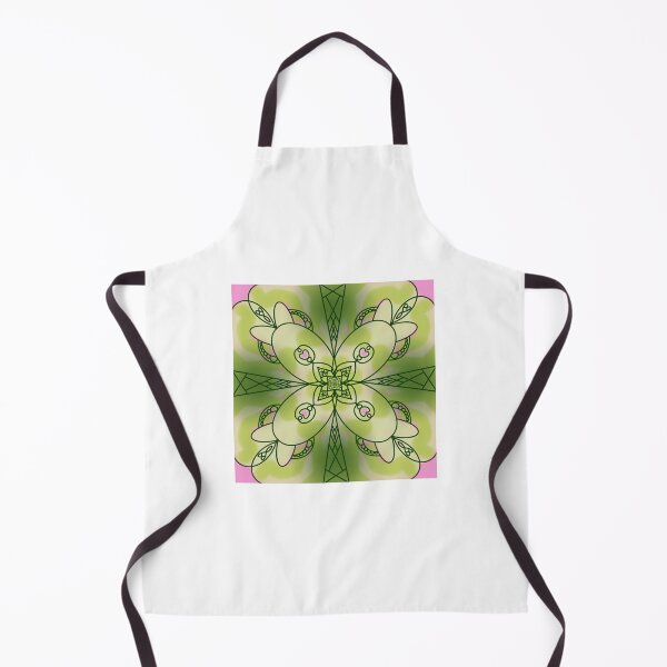 Item preview, Grass Green Sakura Pink Abstract Mandala designed and sold by PonyShow-Studio.