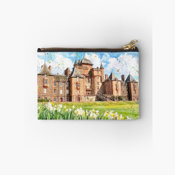Item preview, Watercolour illustration of Thirlestane Castle, Scottish Borders designed and sold by davidelder.