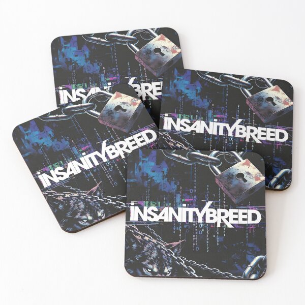Item preview, Official INSANITYBREED Chained Wolf Cyberpunk Logo designed and sold by INSANITYBREED.