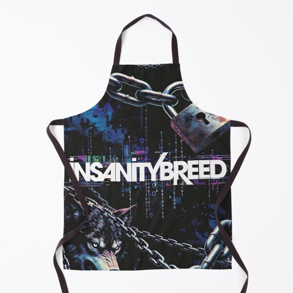 Item preview, Official INSANITYBREED Chained Wolf Cyberpunk Logo designed and sold by INSANITYBREED.
