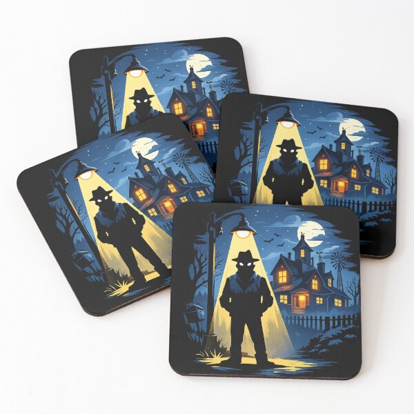 Item preview, Creepy Neighbor Under Streetlight – Mystery Horror  designed and sold by UnicornDreamers.