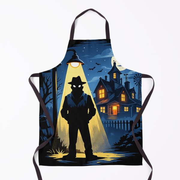Item preview, Creepy Neighbor Under Streetlight – Mystery Horror designed and sold by UnicornDreamers.