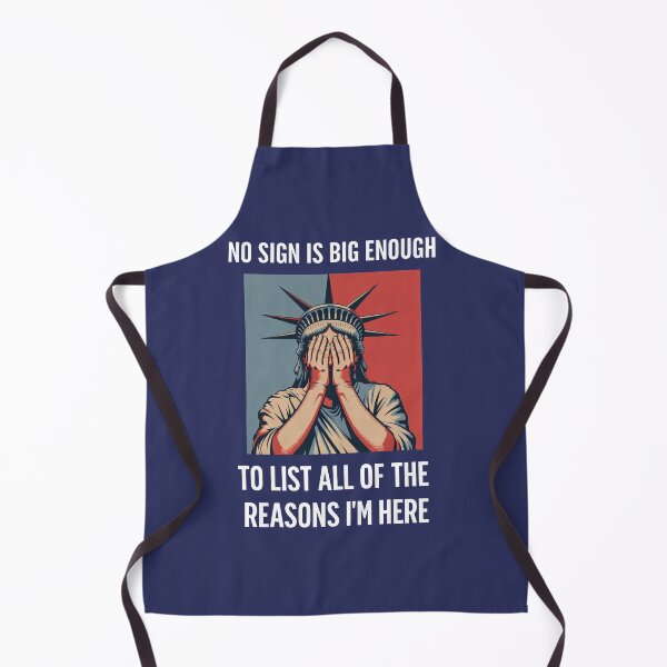 Item preview, No Sign Is Big Enough Protest Sign Anti Trump designed and sold by Saitokuu7Art.