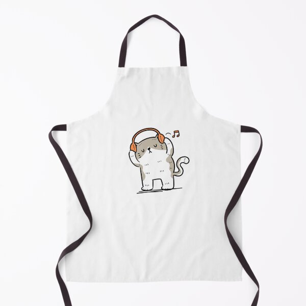 Item preview, Cat listening to music. designed and sold by MandySony.
