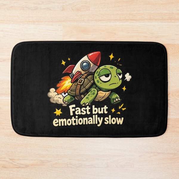 Item preview, Fast but Emotionally Slow Turtle Meme designed and sold by MonkiFlipp.