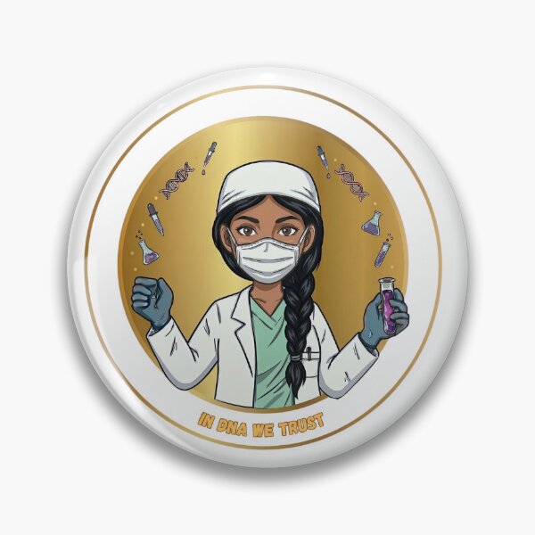 Item preview, In DNA we trust (geneticist) designed and sold by Nurse Eve.