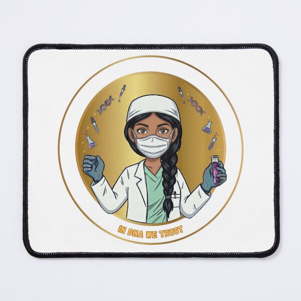 Item preview, In DNA we trust (geneticist) designed and sold by Nurse Eve.